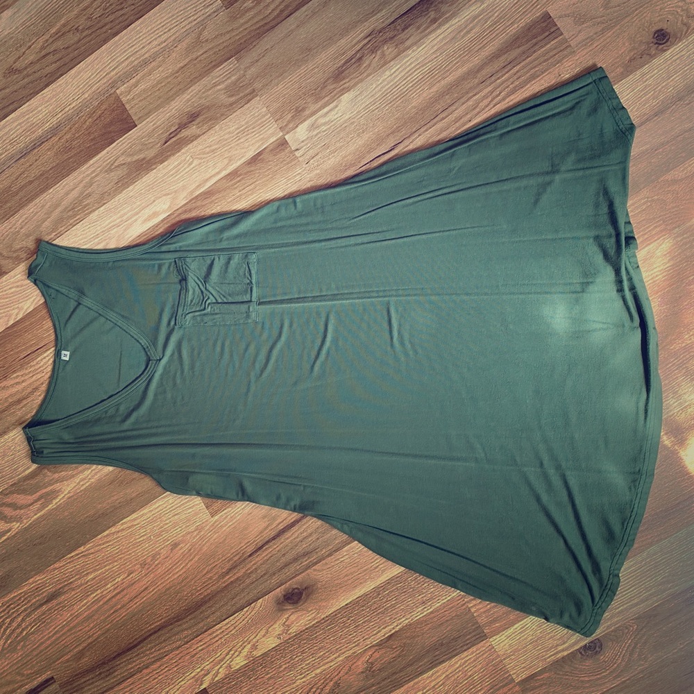 Green sun dress